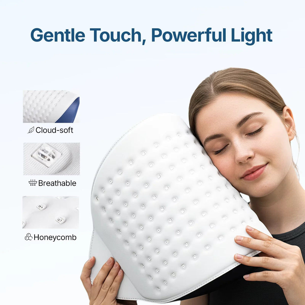 Canopy Red Light Panel's soft, flexible light side