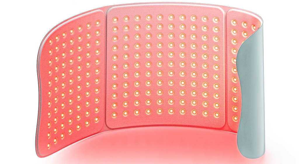 Large Red Light Pad in Smoky Blue