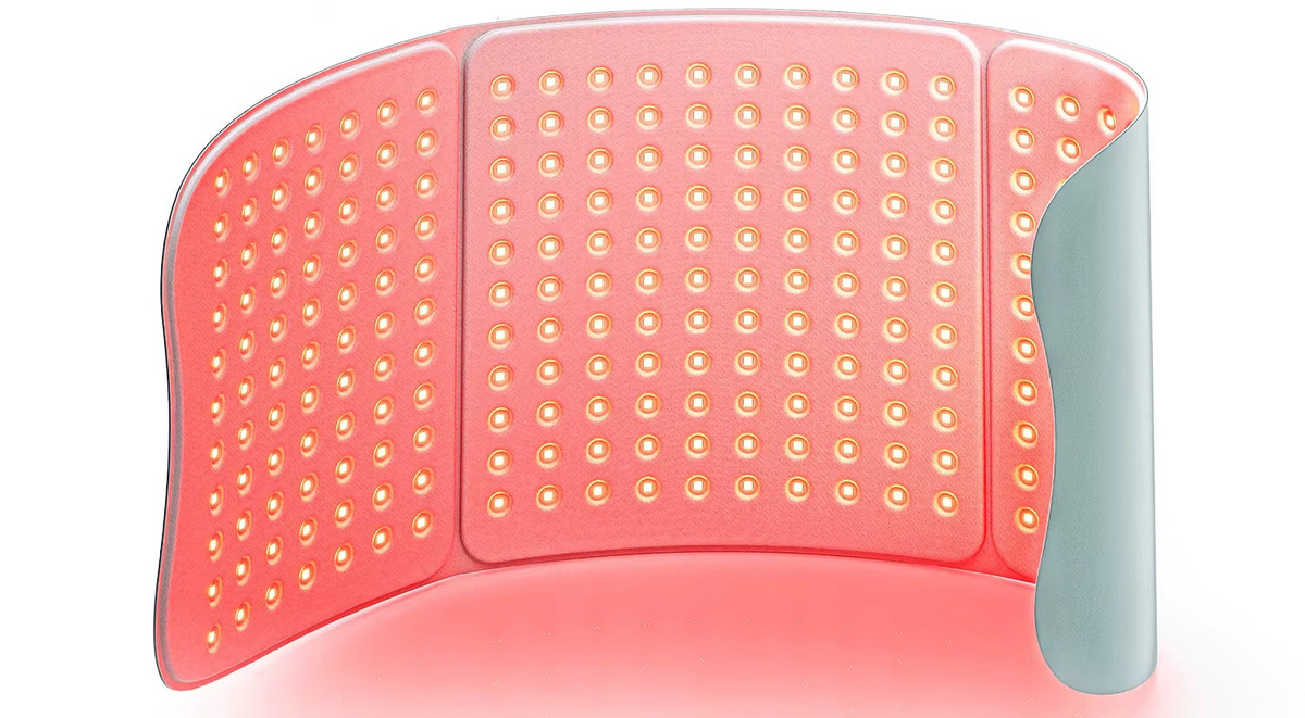 Large Red Light Pad in Smoky Blue