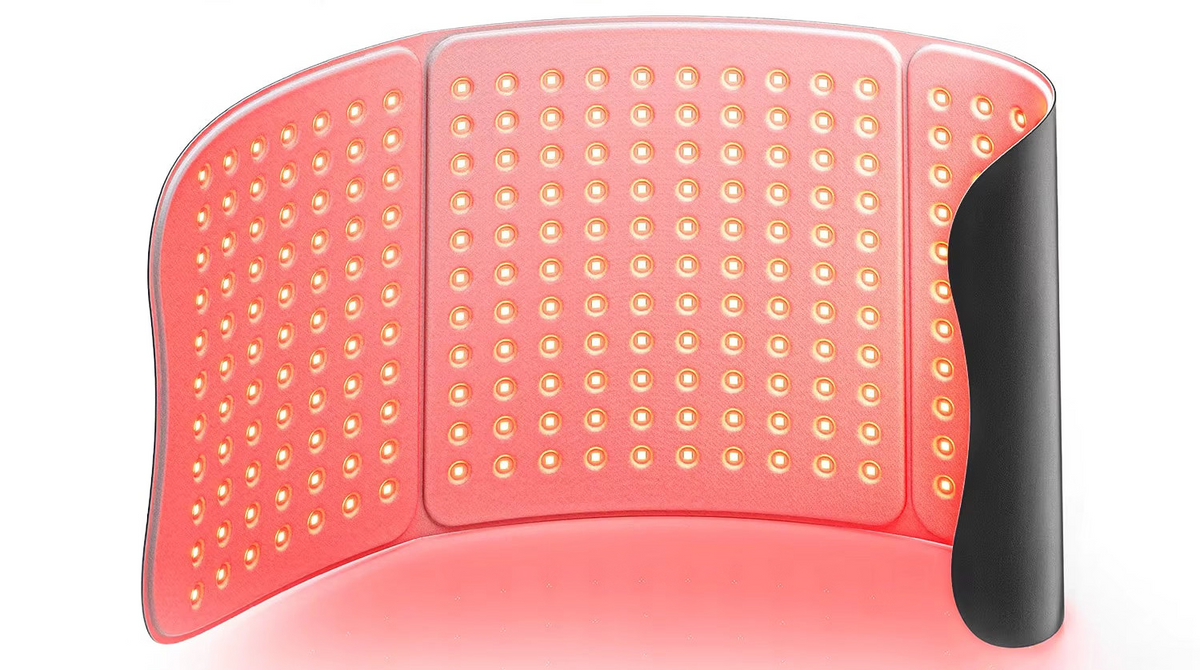 Large Red Light Pad in Black