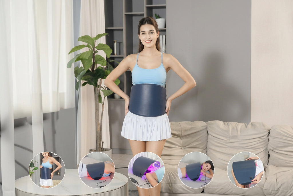 Red Light Body Wrap worn around the waist