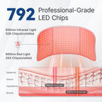 Large Red Light Pad with 792 LED chips